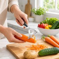Keuken Gadgets Multifunctionele Zinklegering Fruit & Groente Schilmesje Snijder Cutter Gemakkelijk te reinigen