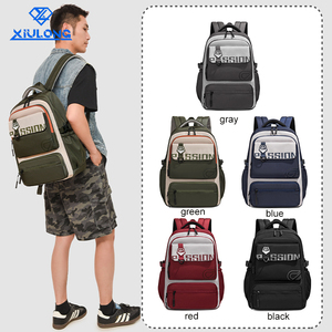 Zaino Casual Impermeabile Leggero da Viaggio Urbano per Uomo e Donna, Stile Minimalista, Chiusura con Cerniera, Grande Capacità - Product Image 1