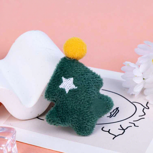 Cheap Wholesale Christmas Green <b>Tree</b> Keychain Cartoon Mini Plush Toys 4inch Stuffed Animal Toys Crane Machine Arcade for Shop - Product Image 1