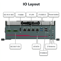Ordinateur IA Edge Jetson AGX Orin 32 Go 200 TOPS 5*LAN 5G SYNC IO pour la gestion intelligente du trafic MEC Boîtier PC industriel