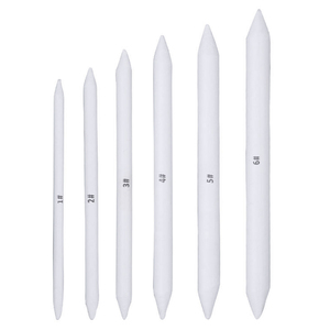 6 Piezas de Mezcladores de Arte para Estudiantes y Artistas, Herramientas de Dibujo con Carbón - Product Image 1