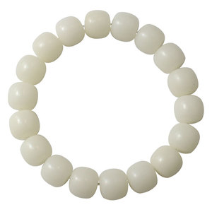 White Jade Bodhi Seed <b>Bracelet</b> 18 Beads Ball Shape Ethnic Style Religious Ceremony Jewelry Unisex <b>Couple</b> <b>Bracelets</b> - Product Image 5