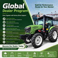 Tractor Agrícola 4x4 FULCORE con Motor Diésel de 4 Cilindros, Elevación Estable de Implementos para Trabajo de Campo, Precio Mayorista