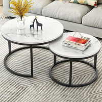 Petite Table Basse Design Moderne de Luxe pour Appartements Mères-Filles, Salons avec Lumière Chaleureuse de Haut Niveau