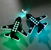 Présentoirs à vin personnalisés avec logo, rechargeables, à LED, pour avion, voiture, bouteille, bar, boîte de nuit