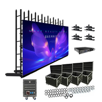 Écran LED d'arrière-plan de scène HD pour extérieur et intérieur, panneau mural vidéo LED P3.9 à prix avantageux pour la location