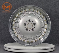 Vente directe d'usine en stock, jantes forgées de style Gullideckel 17x8 ET13 pour Mercedes-Benz W124 W201 W126 W140 R107 R129, jantes en alliage