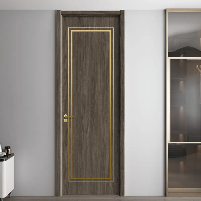 उच्च अंत आंतरिक ठोस लकड़ी के दरवाजे बेडरूम का दरवाजा बाथरूम का दरवाजा