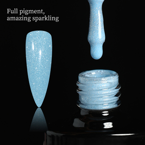 Esmalte de uñas de <span class=keywords><strong>Gel</strong></span> Uv Led reflectante, colores neón, <span class=keywords><strong>Miss</strong></span> Glitter, Diamantes, Venta al por mayor de fábrica - Product Image 6