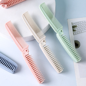 Dual-Sử Dụng Nhỏ Gọn Gấp Lược Xách Tay Rơm Lúa Mì Xử Lý Bền Không Thể Phá Vỡ Cho Gia Đình Hoặc Du Lịch Internet Người Nổi Tiếng Phong Cách - Product Image 4