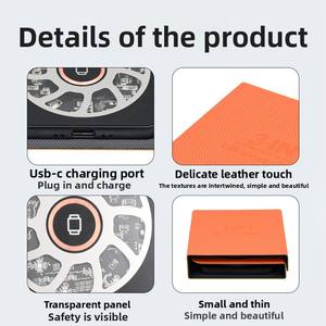 Cargador Inalámbrico Magnético 3 en 1 Plegable, Compatible con Teléfono, Reloj y Auriculares, con Banco de Energía y <span class=keywords><strong>Carga</strong></span> Rápida de 15W para Uso en Exteriores - Product Image 6