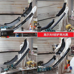 3PCS Kit de carrosserie Accessoire de réglage Pare-chocs avant pour Volkswagen <span class=keywords><strong>Golf</strong></span> 7 R MK7.5 MK7 gti <span class=keywords><strong>GTD</strong></span> <span class=keywords><strong>2021</strong></span> 2020 2019 R-line - Product Image 2