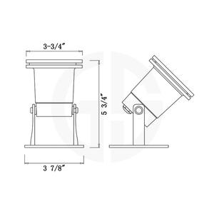 Éclairage paysager extérieur MR16 basse tension de haute qualité, étanche IP68, en laiton, lumière sous-marine, éclairage extérieur intelligent - Product Image 2
