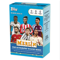 Topps Merlin 2024-25 UEFA Fußballstar Blind Box Offizielle Sammlung Überraschungs-Geschenkbox für Sportfans