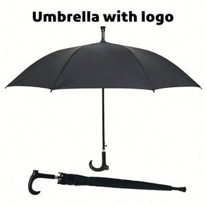 Parapluie de golf personnalisé en promotion, cadeau d'affaires, impression de logo publicitaire, parapluie droit coupe-vent et imperméable pour la pluie - Product Image 3