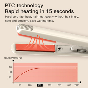 Nouvelle Mode 3D Flottant Attelle 2 en 1 Lisseur et Bigoudi <span class=keywords><strong>Styler</strong></span> avec Serrure Ion Négatif Fer à Cheveux - Product Image 4