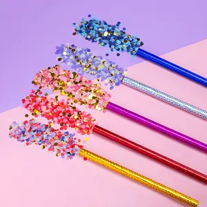 Free Custom Filler 30cm 60cm Crushed Gold White Pink Paper Celebration Air Pressure Party Popper Confetti Cannon