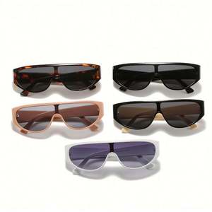 Gafas de Sol de Piloto con Marco Estrecho Vintage Personalizadas al por Mayor, Gafas de Sol de una Sola Pieza con Marco Pequeño para Mujer - Product Image 4