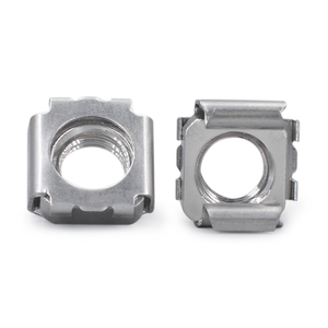 M4 M5 M6 M8 M10 <span class=keywords><strong>M12</strong></span> Finition polie en acier inoxydable 304 Écrous à <span class=keywords><strong>cage</strong></span> carrée Écrous de château Écrous à clip - Product Image 6