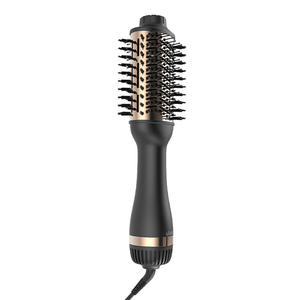 Doğrultma ısıtmalı yuvarlak fırça 360 ° negatif iyonik USB elektrikli sıcak fırça saç şekillendirici fırça - Product Image 1