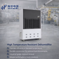 Déshumidificateur industriel électrique WETWELLS, contrôlé par micro-ordinateur, 10KW 380V, pour le séchage du bois et la transformation alimentaire, garantie 1 an