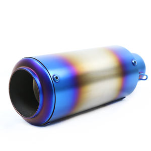 Silenciador de Escape de Motocicleta de 51 mm 60 mm en Acero Inoxidable con DB Killer para <span class=keywords><strong>Sc</strong></span> <span class=keywords><strong>Project</strong></span> Escape Mt 07 Tubos de Escape Negro Azul Carbono - Product Image 6