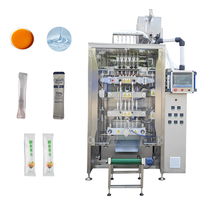 Machine d'emballage liquide entièrement automatique, adaptée à la sauce tomate, au vinaigrette, au miel, au lait concentré, au café liquide