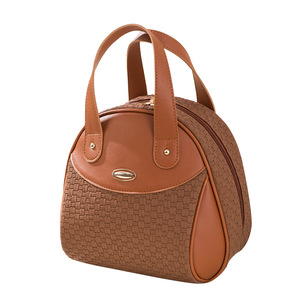 Bolsa de Cosméticos de Gran Capacidad, Bolsa de Almacenamiento de Maquillaje Portátil de Viaje con Asa Suave, Diseño de Letras, Material de PVC - Product Image 4