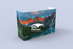 Cabine de façade <span class=keywords><strong>DJ</strong></span> super rapide portable 6X2X4ft retangular couverture de scrims réversibles cabine de panneau avant entourée de <span class=keywords><strong>DJ</strong></span> pour le mariage - Product Image 4