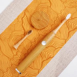 <span class=keywords><strong>Brosse</strong></span> à dents électrique V8 Sonic, autonomie de 320 jours, blanchiment des dents intelligent, logo personnalisé, grain de <span class=keywords><strong>bois</strong></span>, 5 modes, charge micro USB - Product Image 2