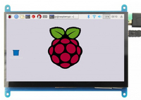 Écran tactile Raspberry Pi 7 pouces (Modèle B) |   Résolution 800×480, luminosité 160 cd/m², interface