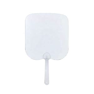 Ventilador de Plástico Personalizado de Alta Calidad de Fábrica, Ventilador PET Sublimable en Blanco - Product Image 3