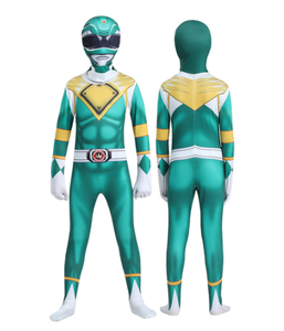 Déguisement Cosplay Mighty Power Adulte Enfant, Combinaison Masque Super-héros Zentai, Fête Carnaval <span class=keywords><strong>Rangers</strong></span>, Body Cosplay - Product Image 2