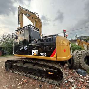 Excavatrice sur chenilles hydraulique Caterpillar Cat 315d 315d2 de qualité supérieure, en bon état, d'occasion - Product Image 1