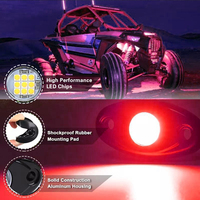 Luces de Roca LED Blancas Puras Más Brillantes de Venta al por Mayor de Fábrica, 12V para Camiones, UTVs, ATVs y 4x4