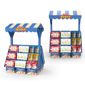 Paper Material Countertop Display Cardboard Candy Cookie Honor Donation Charity Box Pdq Display Box Box Display 3d