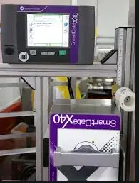Máquina de impressão de código qr, expirar data de codificação impressora marpol imaje x40 saco de plástico