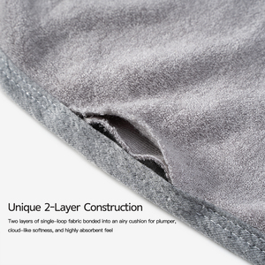 Toalla de Baño de Bambú Orgánico Ultra Suave de 90*90 cm, 500 g/m², Doble Capa, Gruesa, con Capucha y Orejas para Bebé, Venta al Por Mayor Personalizada - Product Image 3
