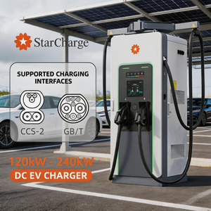 Starcharge Titan V5 UL CE 200kW-240kW ISO 15118 Automatic Arm Retraction Public Destination Deep Cycle DC Fast Ev <b>charger</b> - Product Image 1