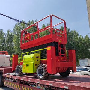 Piattaforma di Lavoro Aerea Semovente Elettrica Idraulica a Forbice da 12 18 20 Metri 500Kg per la Pulizia di Edifici Alti - Product Image 5