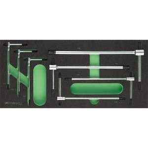 Juego de llaves hexagonales con mango en T Pasano H2 H25 H3 H4 H5 H6 H8, herramientas de llave de vaso métricas - Product Image 1