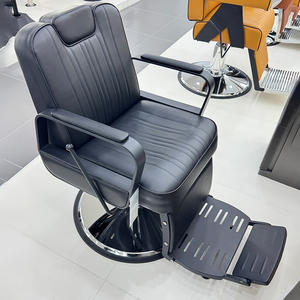 Sillón Eléctrico Retro de Lujo para Hombre Profesional para Barberías y Salones de Belleza Diseño Reclinable Duradero para Afeitar - Product Image 5