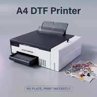 Imprimante DTF A4 CMYK avec encre blanche, machine d'impression par transfert à jet d'encre pour une personnalisation instantanée