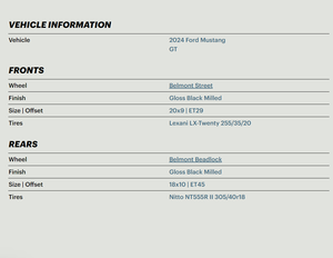 Nuevas Llantas VG para <span class=keywords><strong>Ford</strong></span> <span class=keywords><strong>Mustang</strong></span> <span class=keywords><strong>GT</strong></span> Weld Racing, Llantas Forjadas Soldadas en Negro Brillante con Acabado Fresado, 20x9 |   ET29/18x10 |   ET45 <span class=keywords><strong>18</strong></span> 19 20 21 22 Pulgadas - Product Image 6
