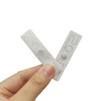 Étiquette textile UHF pour blanchisserie, 200 cycles de lavage industriels, 60 bars, scellage thermique stable et fiable