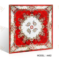 Carrelage de sol en porcelaine polie argentée dorée de luxe moderne, surface cristalline, motifs floraux, décoration intérieure 1200x1200