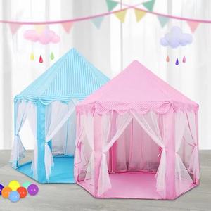 Nuova <span class=keywords><strong>Tenda</strong></span> da Gioco Esagonale Pop-up a Forma di Castello per Bambine, Casa Gioco con Luce, <span class=keywords><strong>Tenda</strong></span> per Bambini - Product Image 4