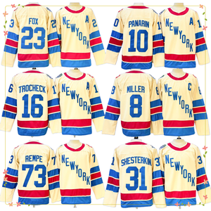 Maillot Premium de Hockey sur Glace pour Hommes New York 2026 Winter Classic 31 Igor Shesterkin 73 Matt Rempe 10 Artemi Panarin 23 Adam Fox 8 J.T. Miller - Product Image 1