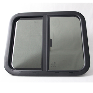 Accesorios para acampar Ventana negra para <span class=keywords><strong>autocaravana</strong></span> Esquina redondeada Ventana RV 21*14 ''para remolque Caravana - Product Image 2