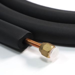 Kit de conduites en <span class=keywords><strong>cuivre</strong></span> noir OEM pour CVC, tubes en <span class=keywords><strong>cuivre</strong></span> isolés de qualité supérieure, connecteur de <span class=keywords><strong>climatisation</strong></span>, tube en <span class=keywords><strong>cuivre</strong></span> pour climatiseur <span class=keywords><strong>20M</strong></span> - Product Image 4